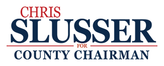 Chris Slusser for Madison County Board Chairman Logo
