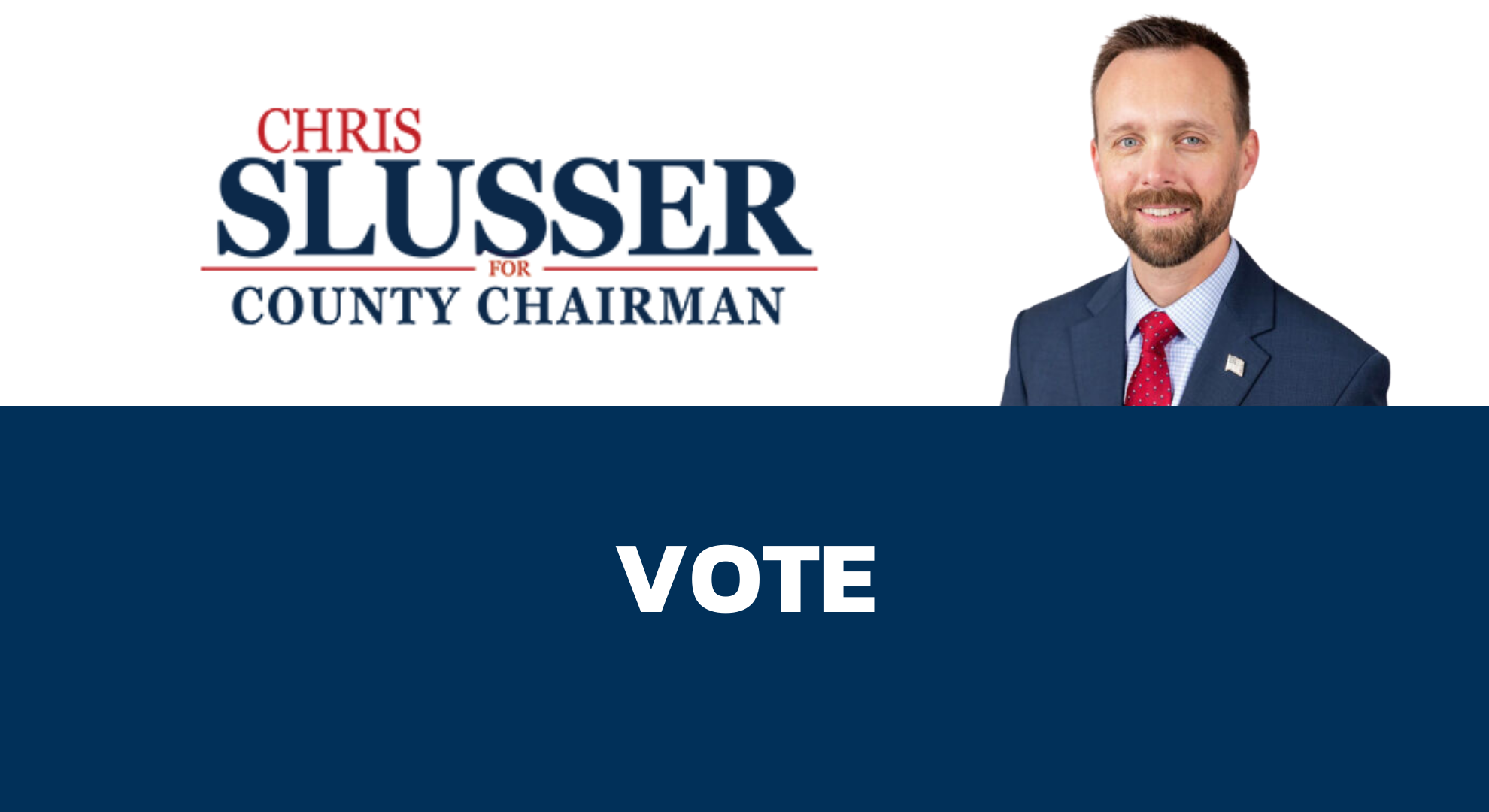 Vote - Chris Slusser for Madison County Board Chairman